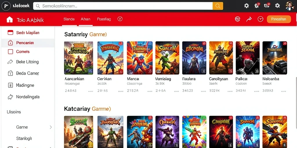 Tantangan seru dengan variasi level.
