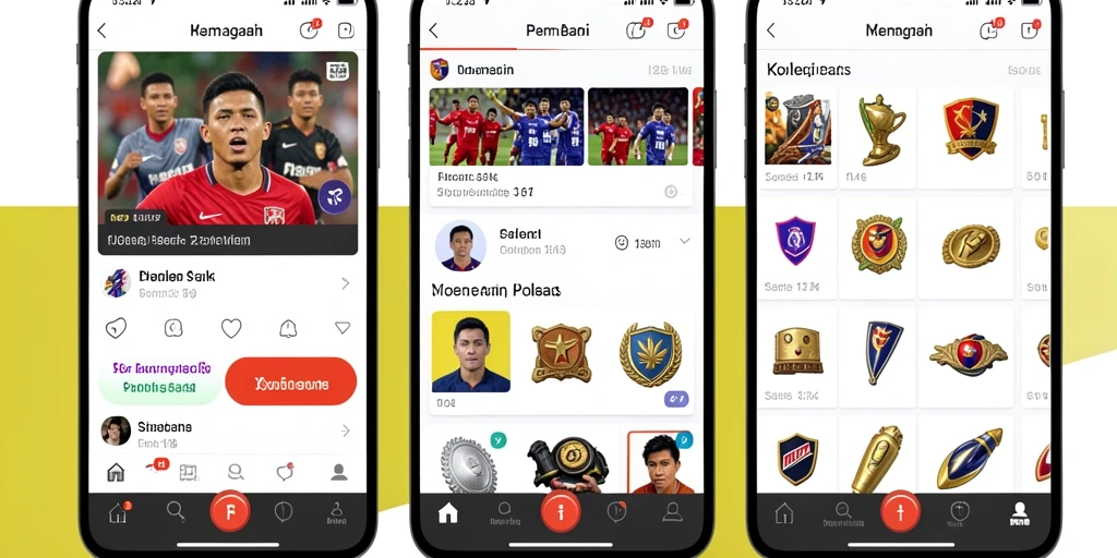Beragam permainan yang menggugah semangat kompetisi.