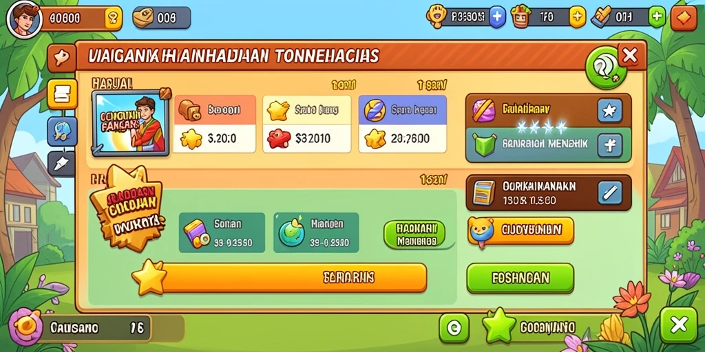 Berbagai tema permainan untuk pengalaman bermain yang beragam.