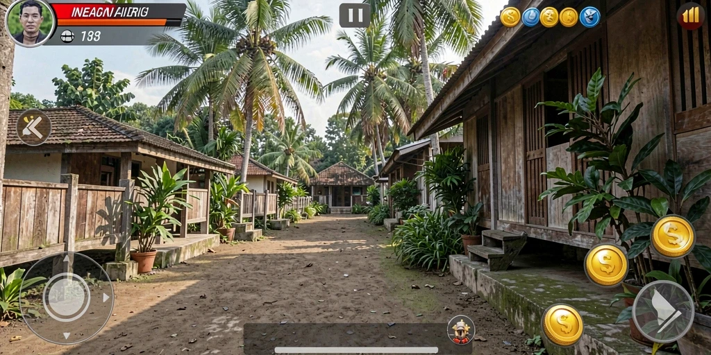 Sesi permainan yang seru dan penuh tantangan.
