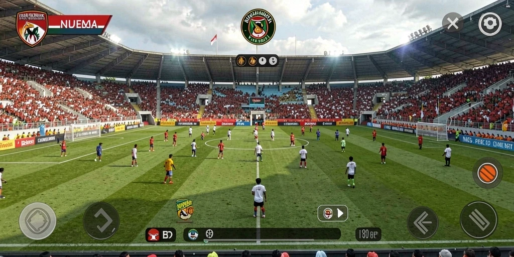 Tampilan grafik permainan yang sangat mengesankan.
